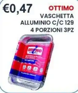 Caramico Vaschetta alluminio Ottimo offerta