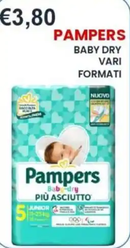 Caramico Pampers Baby-dry più asciutto offerta