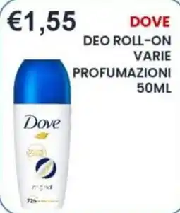 Caramico Dove deo roll-on offerta