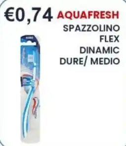 Caramico Aqua Fresh spazzolino flex dinamic offerta