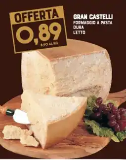 Gran Risparmio Gran Castelli Formaggio a pasta dura Letto offerta