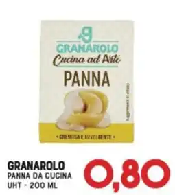 Gran Risparmio Granarolo panna da cucina offerta