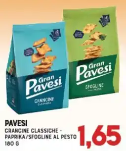 Gran Risparmio Pavesi crancine classiche offerta