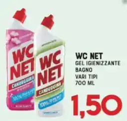 Gran Risparmio WC NET gel igienizzante bagno offerta