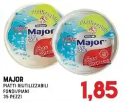 Gran Risparmio Major piatti riutilizzabili offerta