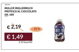 Prezzemolo e Vitale Muller Mullermilch proteico al cioccolato offerta