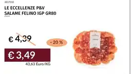Prezzemolo e Vitale Salame Felino IGP GR80 offerta