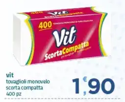 Bravo Casa Vit tovaglioli monovelo scorta compatta offerta