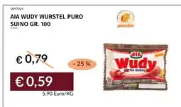 Prezzemolo e Vitale Aia wudy wurstel puro suino offerta