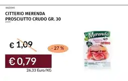 Prezzemolo e Vitale Citterio Merenda Prosciutto Crudo offerta