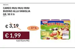 Prezzemolo e Vitale Cameo muu muu mini budino alla vaniglia offerta