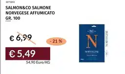 Prezzemolo e Vitale Salmon&co Salmone Norvegese Affumicato offerta