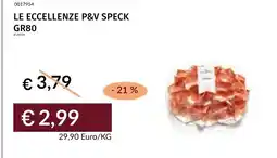 Prezzemolo e Vitale Le eccellenze P&V speck offerta