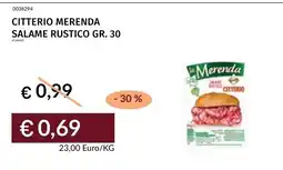 Prezzemolo e Vitale Salame rustico Citterio offerta