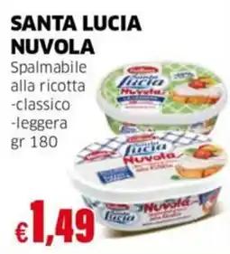 Mercati Alimentari Santa Lucia Nuvola Spalmabile alla ricotta offerta