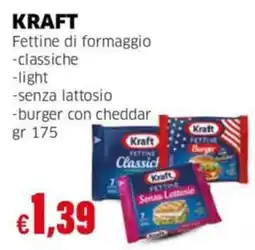 Mercati Alimentari Kraft Fettine di formaggio classiche offerta