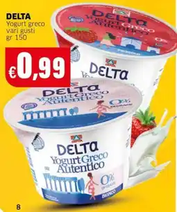 Mercati Alimentari Delta Yogurt Greco Autentico offerta