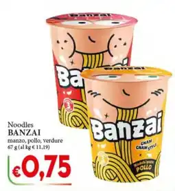 D'Italy Noodles Banzai offerta