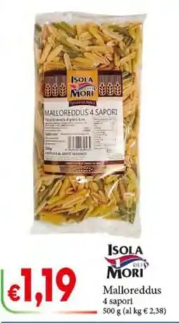 D'Italy Malloreddus 4 sapori offerta