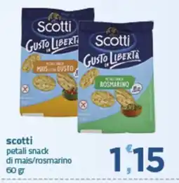 Bravo Casa scotti petali snack di mais/rosmarino offerta