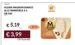 Prezzemolo e Vitale Algida Magnum Bianco alle mandorle offerta