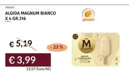 Prezzemolo e Vitale Algida Magnum Bianco offerta