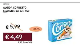 Prezzemolo e Vitale Algida Cornetto Classico offerta