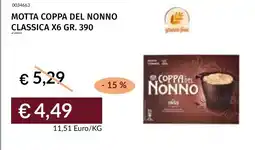 Prezzemolo e Vitale Motta Coppa del Nonno Classica offerta