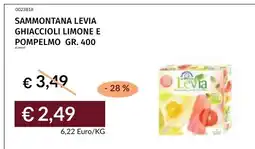 Prezzemolo e Vitale Sammontana Levia Ghiaccioli Limone e Pomelo offerta