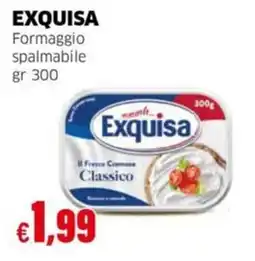 Mercati Alimentari Exquisa Formaggio spalmabile Classico offerta