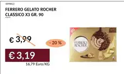 Prezzemolo e Vitale Ferrero gelato rocher classico offerta