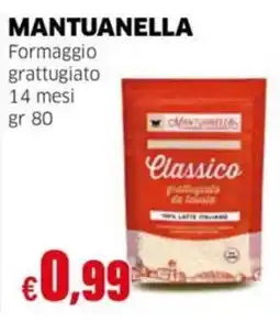 Mercati Alimentari Mantuanella formaggio grattugiato classico offerta