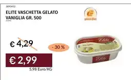Prezzemolo e Vitale Elite vaschetta gelato vaniglia offerta