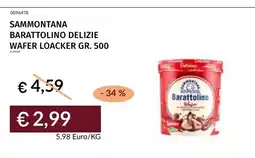 Prezzemolo e Vitale Sammontana Barattolino Delizie Wafer offerta