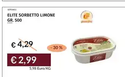 Prezzemolo e Vitale Elite sorbetto limone offerta