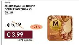 Prezzemolo e Vitale Algida Magnum Utopia Double Nocciola offerta