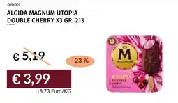 Prezzemolo e Vitale Algida Magnum Utopia Double Cherry offerta