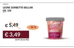 Prezzemolo e Vitale Leone sorbetto bellini offerta