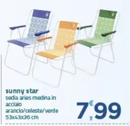 Bravo Casa sunny star sedia aries medina in acciaio offerta