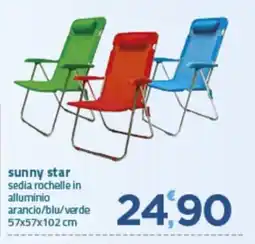 Bravo Casa sunny star sedia rochelle in alluminio offerta