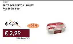 Prezzemolo e Vitale Elite sorbetto ai frutti rossi offerta