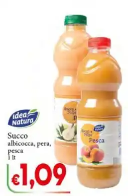 D'Italy Idea Natura Succo albicocca, pera, pesca offerta