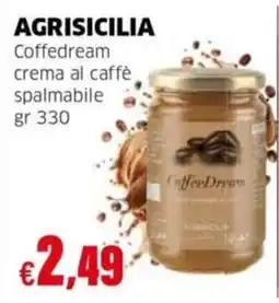Mercati Alimentari Agrisicilia Coffedream crema al caffè offerta