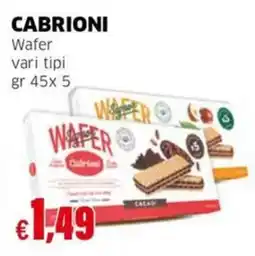 Mercati Alimentari Wafer Cabrioni offerta