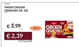 Prezzemolo e Vitale Findus Chicken Crunchies offerta