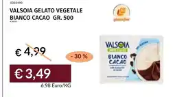Prezzemolo e Vitale Valsòia gelato vegetale bianco cacao offerta