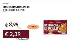 Prezzemolo e Vitale Findus bastoncini di pollo offerta