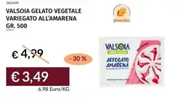 Prezzemolo e Vitale Valsòia gelato vegetale variegato all'amarena offerta