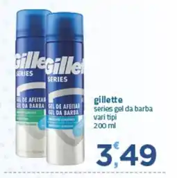 Bravo Casa Gillette series gel da barba offerta