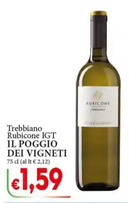 D'Italy Trebbiano Rubicone IGT Il Poggio dei Vigneti offerta